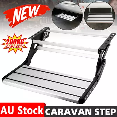 Aluminium Pull Out Folding Caravan Step Parts Manual Single Camper Replace Parts • $135.45