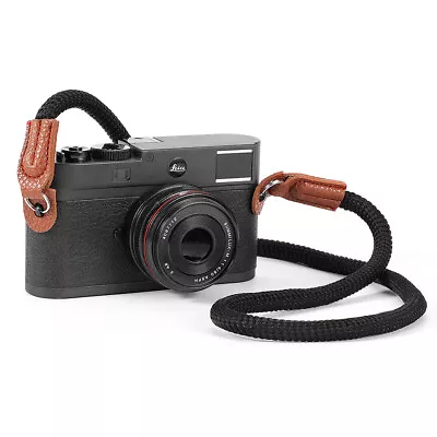 Cotton Rope DSLR Camera Neck Strap Vintage Shoulder Strap Leather Lanyard • $14.99