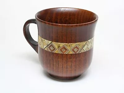 Yosegi Karakuri Gimmick Japanese Puzzle Box Cube Beautiful Mug Cup Home Kitchen • £75.12