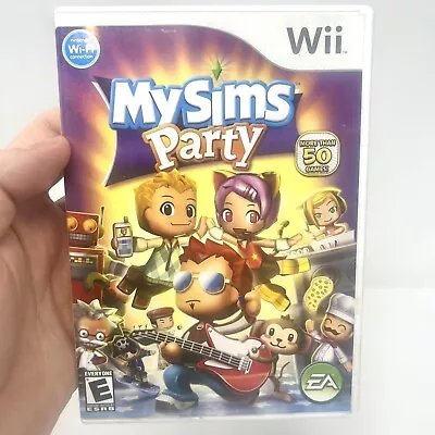 My Sims Party Nintendo Wii Video Game Complete In Box W Manual CIB Video Game • $5.99
