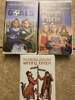 Switching Goals (VHS 2000 Clam-shell) + 2 More Mary Kate And Ashley Tapes 3vhs • $13