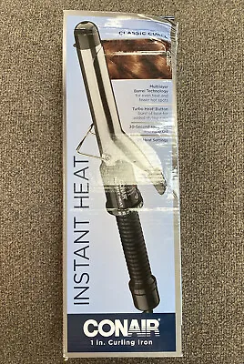 Conair Instant Heat Curling Iron 1 Inch Hair Curler Beauty Turbo - Crushed Box • $8.95