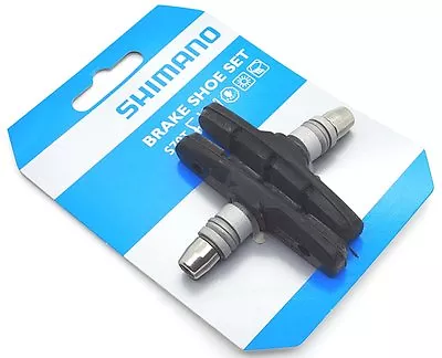$12.21 • Buy Shimano S70T V-Brake Cartidge Shoe Pair With Nut & Washer For BR-M760/M600/M580