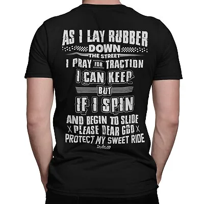 PROTECT MY SWEET RIDE T-Shirt Black S-3XL JDM Boost Turbo Race Hoodie Mechanic • $17.95