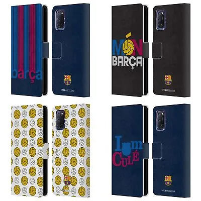 Official Fc Barcelona Campions Leather Book Wallet Case Cover For Oppo Phones • $22.95
