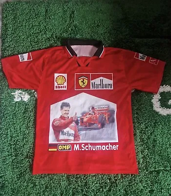 Vintage Michael Schumacher Ferrari Formula 1 Top Size Medium • £50