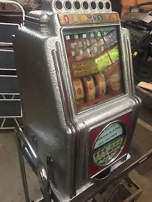 Caille Rare A.C. Novelty Multi-Bell  Seven Way  Antique Slot Machine • $7250