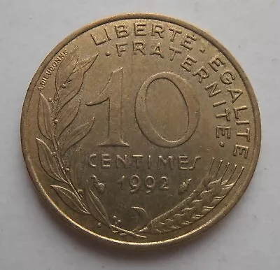 France 10 Centimes 1992 • £1.49