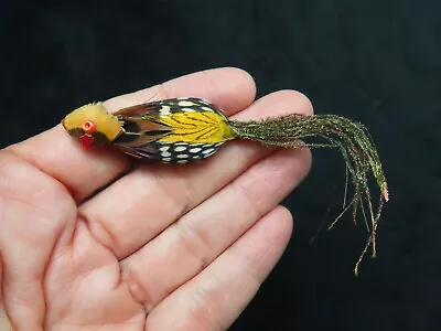 Vintage Late Victorian Figural Brooch W/Feathers Peacock • $17.99