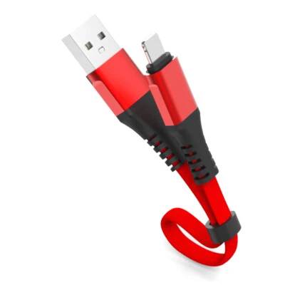 $3.14 • Buy 30CM Mini Short 2.4A Quick Charging Micro USB Type-C Data Sync Charger Cable(
