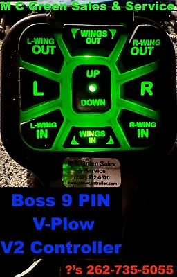 V2 Premium Boss Snow Plow Replacement Programmable Controller V Plow Usa Made • $275