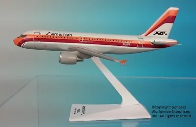 Flight Miniatures American Airlines PSA Heritage Livery Airbus A319 1/200 Scale  • $23.99