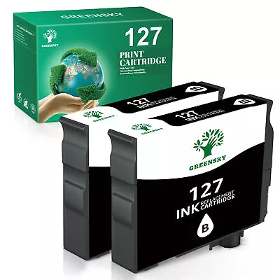 T127 Ink Cartridges For Epson 127 Workforce 545 635 Stylus NX530 WF-3520 WF-7010 • $11.95