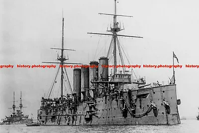 F016129 HMS Aboukir. Cressy Class Armoured Cruiser. 7th. Cruiser Squadron. Nore. • £3.75