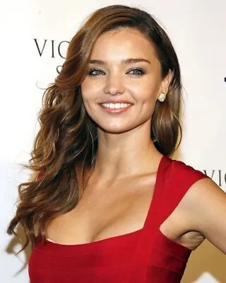 Miranda Kerr Posing Red Dress 8x10 PRINT PHOTO • $6.98