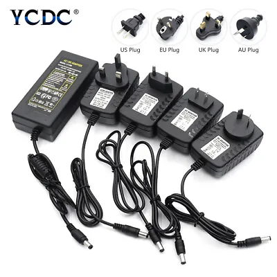 Universal AC100-240V Power Supply Adapter 12V 1A/2A/3A/5A/6A/7A/8A Charger 802E • £7.18