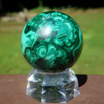 Green Malachite Sphere / Crystal Ball ~ DRC • $126