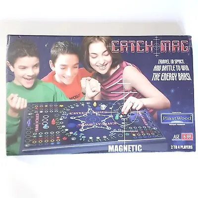 Catch Mag Magical Strategy Space Challenge Magnetic Board Game Plastwood Italy • $52.99