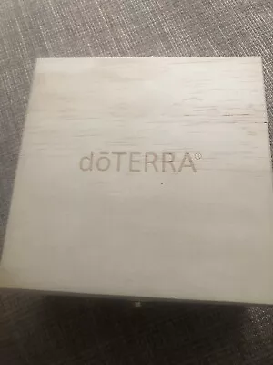 DoTERRA 25 Slot Essential Oil Wooden Storage Box Looks New But Not Sure 7x7x3.5” • $20