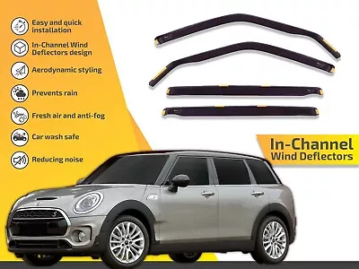 In Channel For Mini Clubman F54 2016-up Wind Deflectors Sun Visors 4pcs • $94