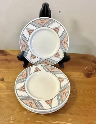 EUC Four (4) Mikasa Intaglio CAC24 Santa Fe Bread / Dessert Plates • $19.99