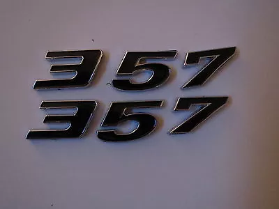 Ford Mustang Torino Lightning 351w   357 “ 3 5 7 Engine Id Emblems Set - Black • $24.99