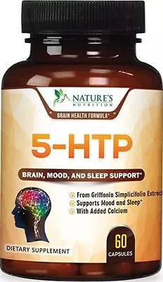 5-HTP 200mg Capsules - Extra Strength Support For Sleep And Stress Bottled  • $64.42