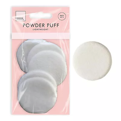 Pack Of 5 Cosmetic Powder Puff Face Makeup Sponges Beauty Applicator • £2.79
