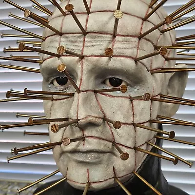 Hellraiser Pinhead Bust Scale 1:1 Prop READY TO GO! • £350