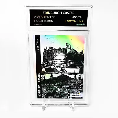 EDINBURGH CASTLE Card 2023 GleeBeeCo Scotland 1753 #NSC9-L /49 - Fantastic! • $69
