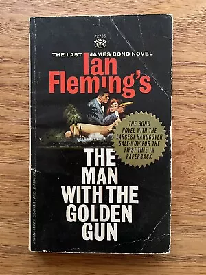 The Man With The Golden Gun First Paperback Edition Ian Fleming Bond 007 Moore • $60