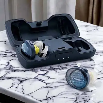 Wireless Sport Bluetooth Headphones Bose Sound Free Truly Midnight Blue Earbuds • $90.55