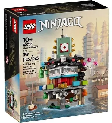 NEW BOX- LEGO Ninjago 40703: Micro Ninjago City - Free Shipping - 339 PCS • $38.99