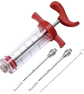 Food Marinade Meat Injector Flavor Syringe Beef Poultry Turkey Chicken BBQ • $5