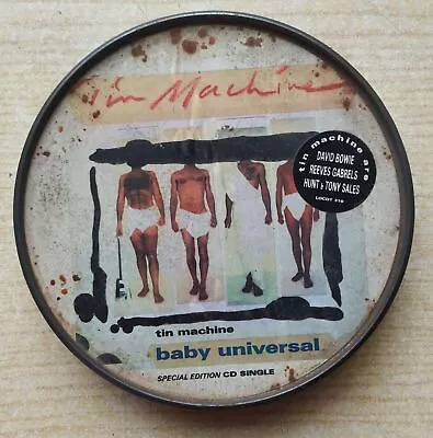 Tin Machine – Baby Universal CD-Single UK 1991 In Metal Tin David Bowie • $21.81