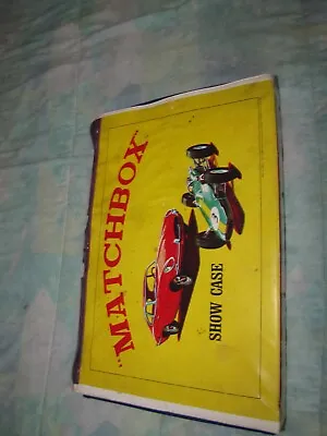 Vintage Matchbox Lesney Showcase Model Car Carrying Case Repair/display • $7.99