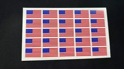 25 USA Flag Decals For MINI Football Helmets • $16