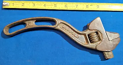 Vintage BARCALO-BUFFALO ~ S-Shape Adjustable Wrench 10  Long • $24.95