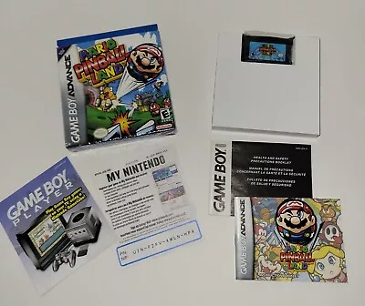 Mario Pinball Land GBA  CIB Excellent Condition  W/ Original Shrink Wrap On Box • $50