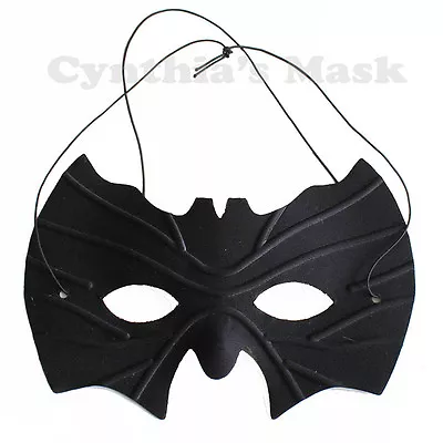 Black Eye Mask Masquerade Party Prom Halloween Costume Mardi Gras Cosplay • $2.99