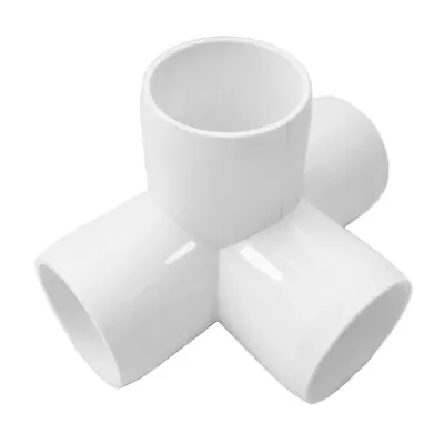 Buildable PVC 4-way 3/4  PVC Elbow (10 Pack) Pipe Fittings Garden Raised Beds • $27.10