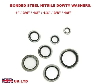 Bonded Seal Washers Dowty Sealing Washer Hydraulic Oil Petrol Sealing Washers • £2.49