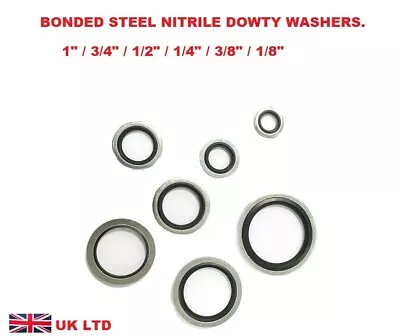Bonded Seal Washers Dowty Sealing Washer Hydraulic Oil Petrol Sealing Washers • £2.49