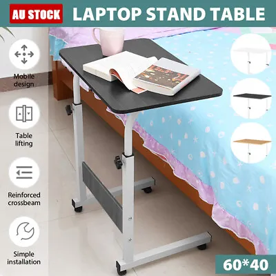$29.99 • Buy Mobile Laptop Desk Computer Table Stand Adjustable Bed Bedside Portable Study AU