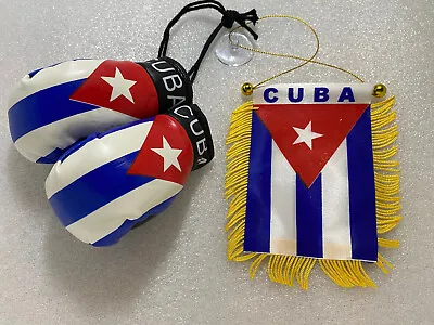 Cuba Mini Flag And Mini Boxing Gloves Combo • $9.99