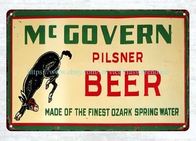 Home Decor Shopping McGovern Pilsner Beer Mule Metal Tin Sign • $15.87