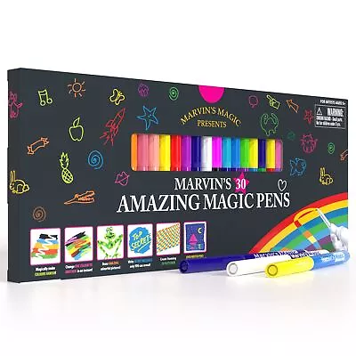 Marvin's Magic - 30 Amazing Magic Pens | Colored Pens | Art Supplies For Kids • $27.99