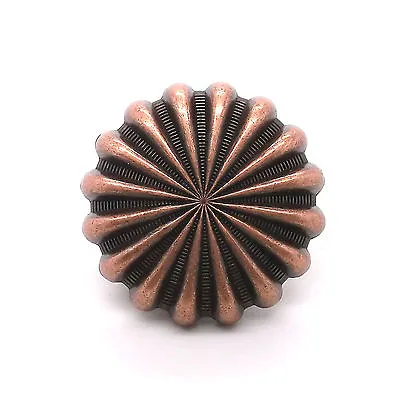 Pinwheel Concho Antique Copper 1  (2.5 Cm) By Stecksstore 2257-10 • $2.39