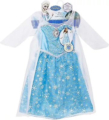 Frozen Elsa Musical Light Up Dress ~ Plays Let It Go~Glittered~ Girls 7-8 • $34.99