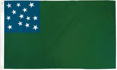 Green Mountain Boys Flag 3x5ft Historical New England Flag Vermont Militia 100D • $9.88